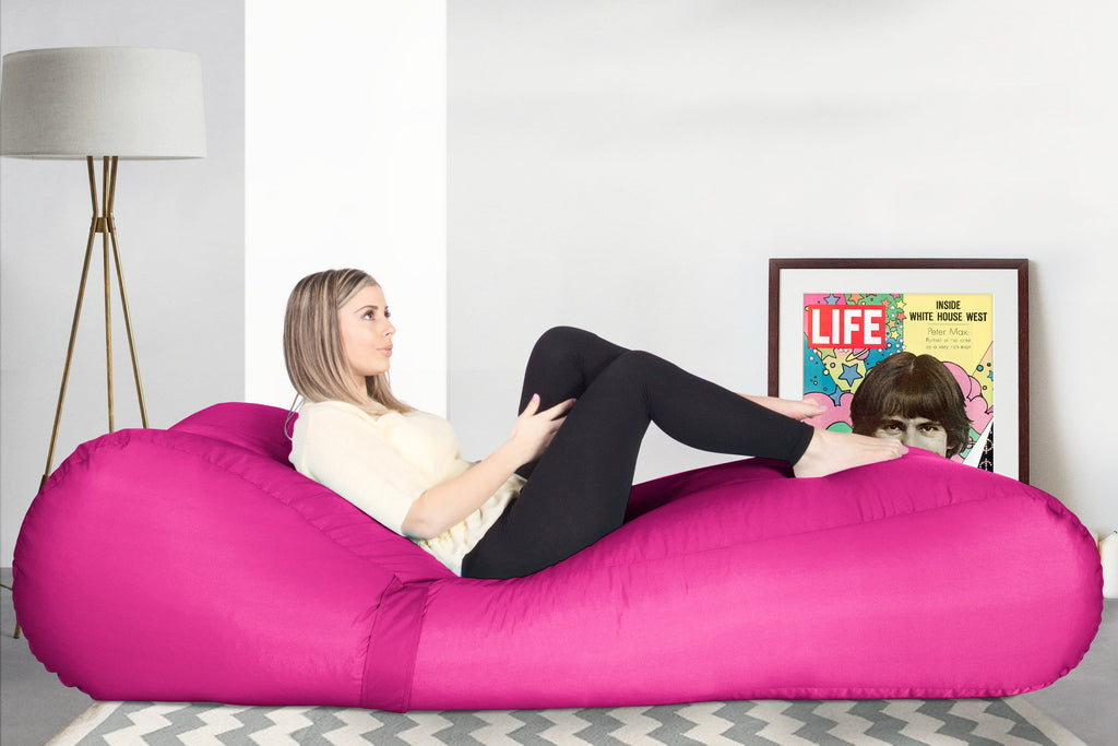 Chaise bean bags would make a fantastic new addition to your garden furniture collection having been made with outdoor use in mind. This beanbag is a substantial lounging beanbag which won’t fail to impress.