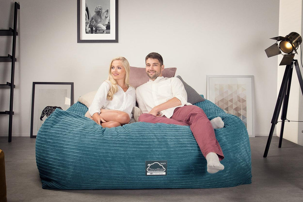 The Lounge Sack 2500 XXXL is one of the largest bean bags around. With vast amounts of space for two, this beanbag can comfortably fit 4 people sitting back to back.