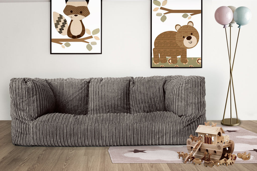 Lounge Pug® If you are looking for a child's seat for 2, this kids' sofa could be the perfect chair. Based on our popular and much larger sofa shape, this child's sofa is suitable for 2 kids between ages 1-6.