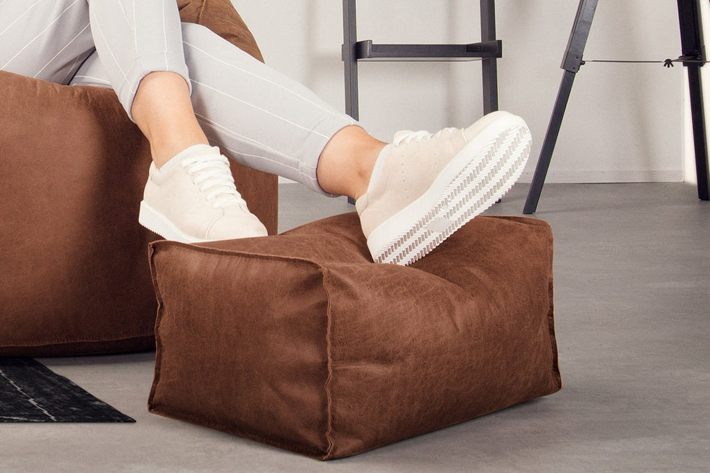 Footstool beanbags have been developed to compliment the Lounge Pug® range of bean bags.