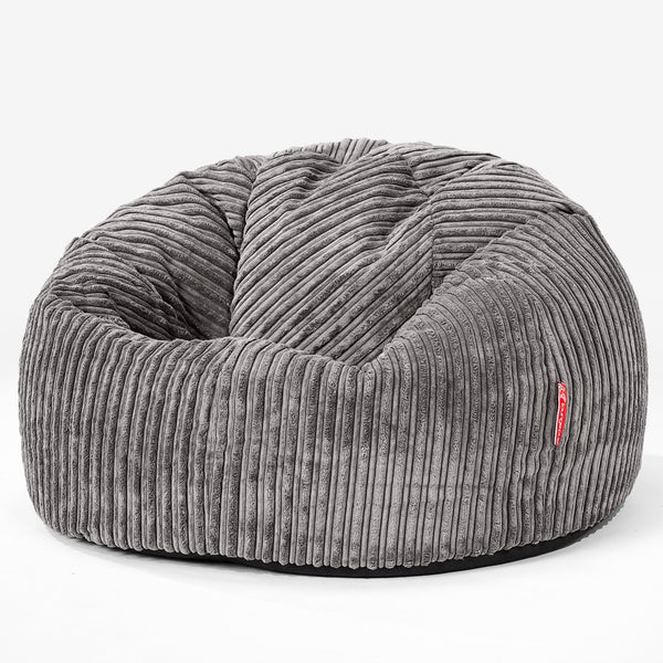 lounge-sack-kids-memory-foam-giant-childrens-bean-bag-cord-graphite-gray_1