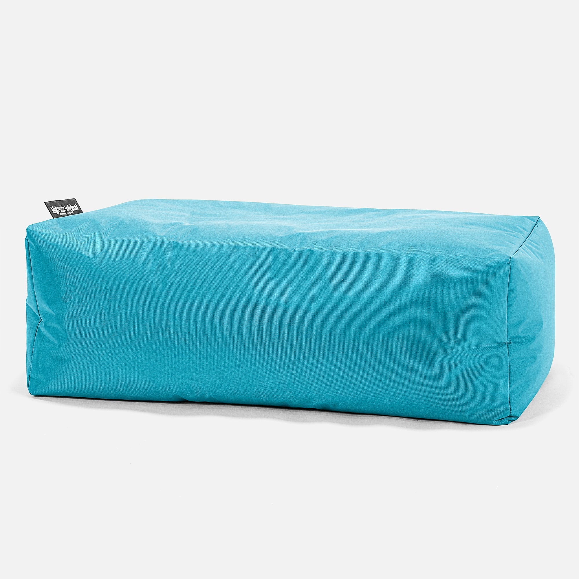 Big Bertha Original Smartcanvas Large Footstool Beanbag Aqua Blue The Lounge Pug