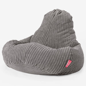 Ultra-Lux-Gaming-Bean-Bag-Chair-Cord-Graphite-Grey_1