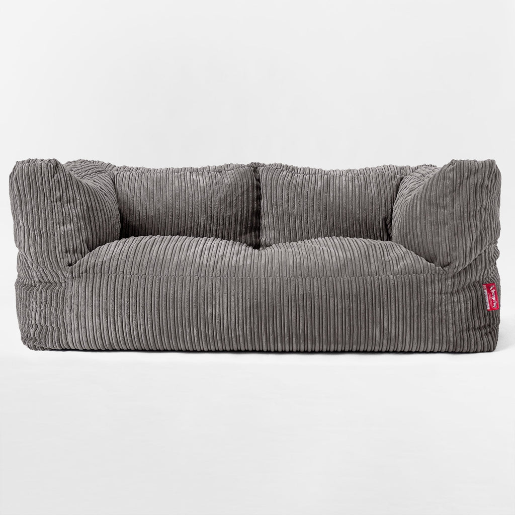 2-Seater-Modular-Sofa-Bean-Bag-Cord-Graphite-Grey_1