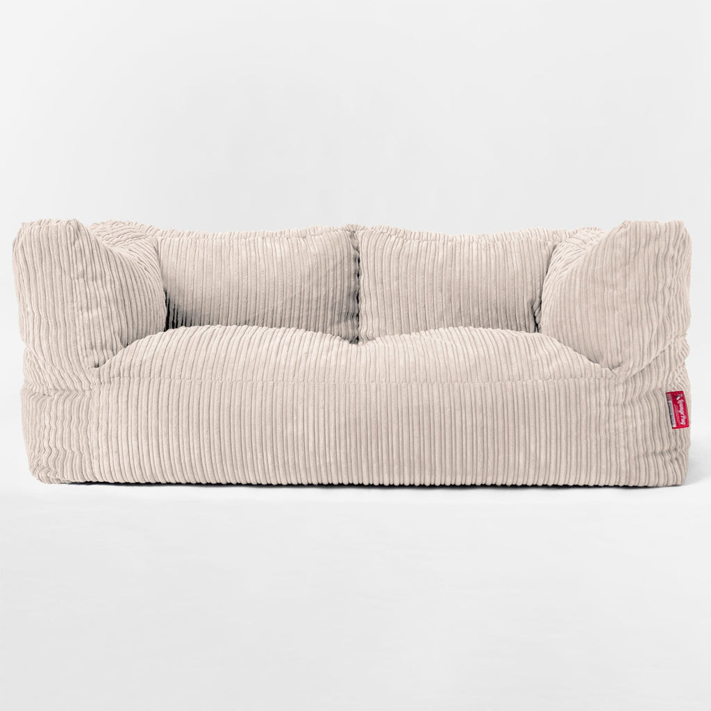 2-Seater-Modular-Sofa-Bean-Bag-Cord-Ivory_1