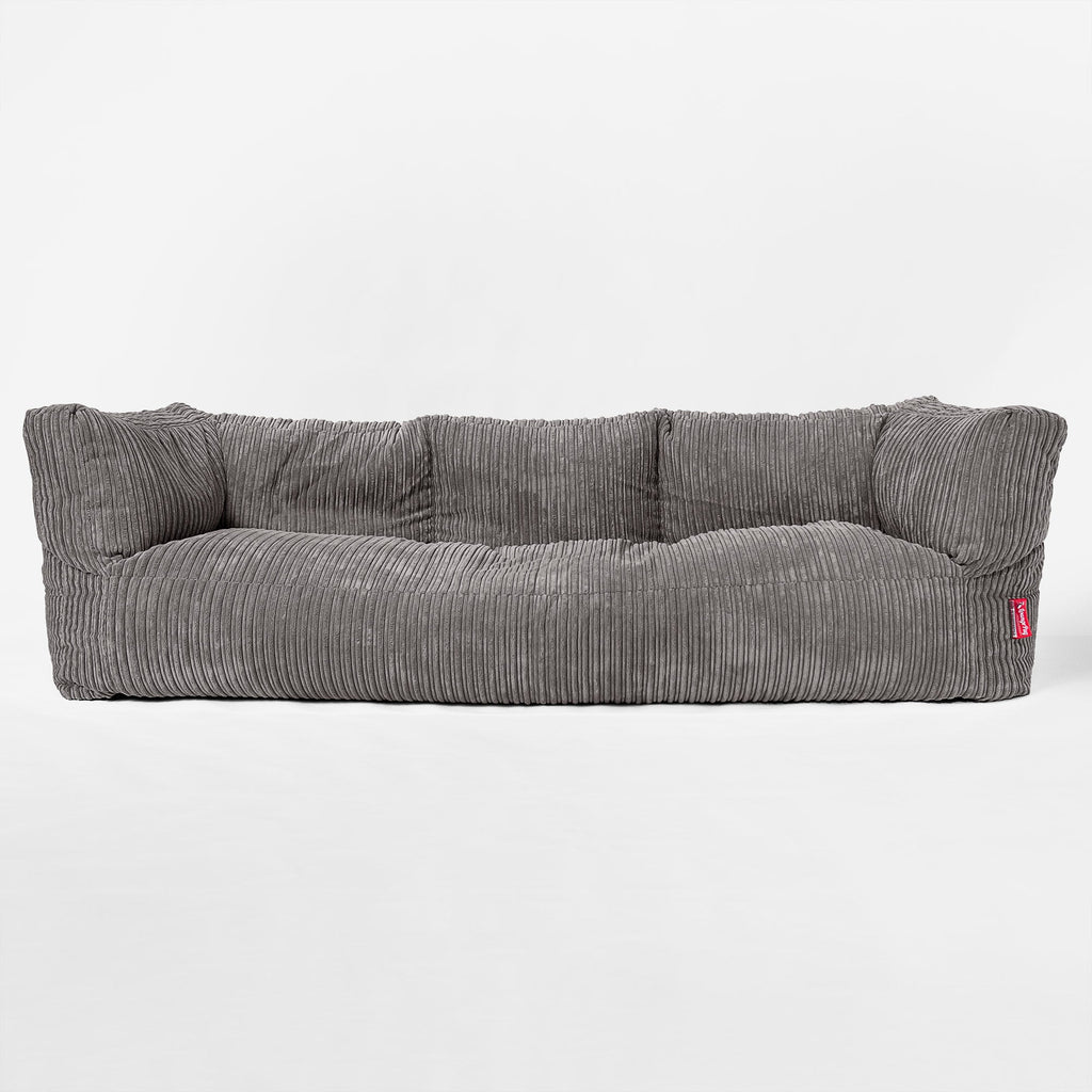 3-Seater-Modular-Sofa-Bean-Bag-Cord-Graphite-Grey_1
